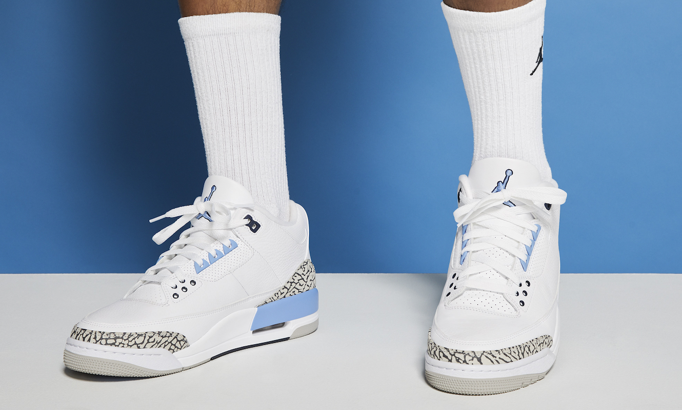  NIKE NIKE AIR JORDAN 3 Valor Blue UNC 26 5cm By s Shop 