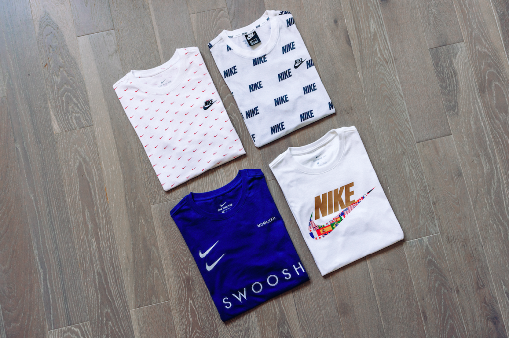 White red and blue nike shirt sale