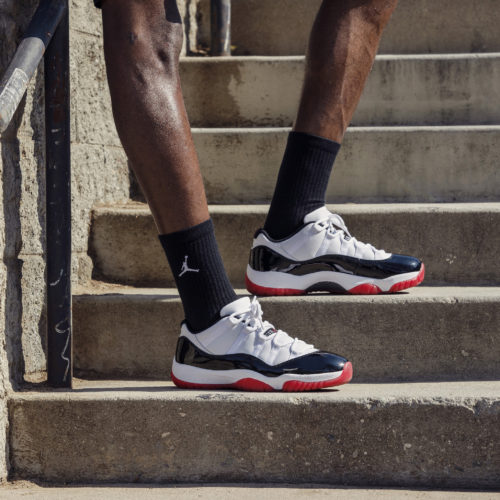 jordan 11 red finish line