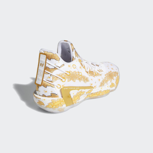 adidas dame 7 x ric flair mens shoes white