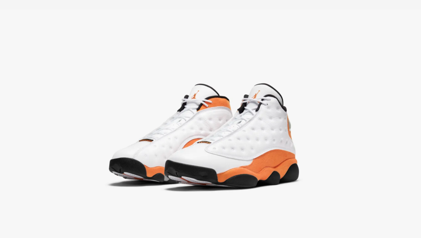 retro 13 white starfish